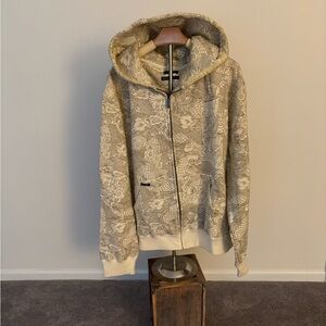 Marc Ecko Gray Patterned Hoodie